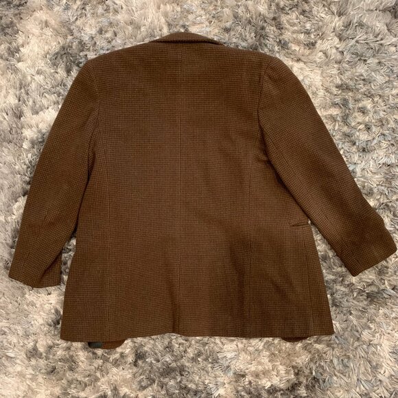 Vintage Harve Benard Blazer Wool Cashmere Blend Camel Brown Coat blazer - Picture 3 of 5